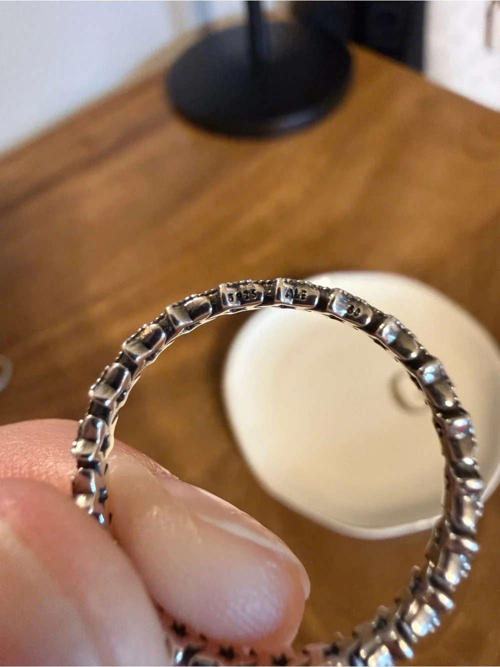 Pandora Band of Asymmetric Stars Ring in Sterling Silver 925 Size 9